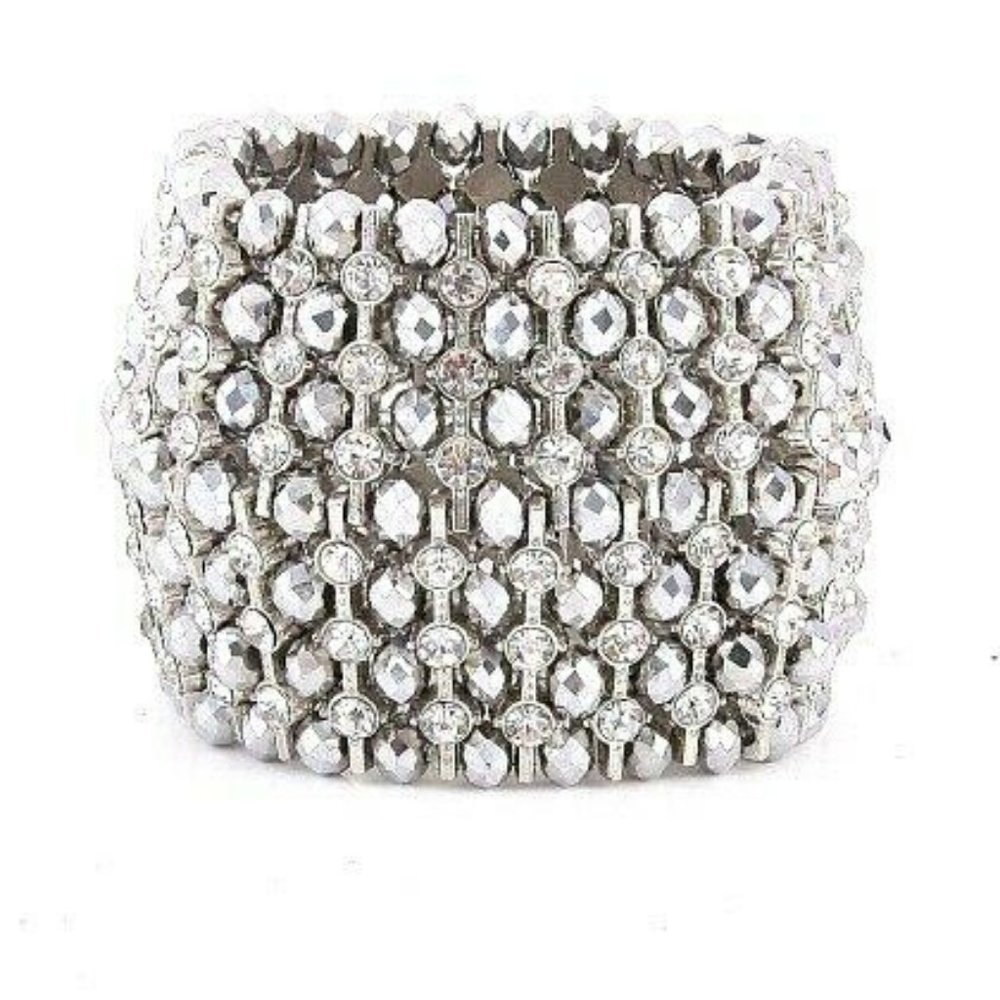 Rhinestone Stretch Bracelet/Sparkling Bangle